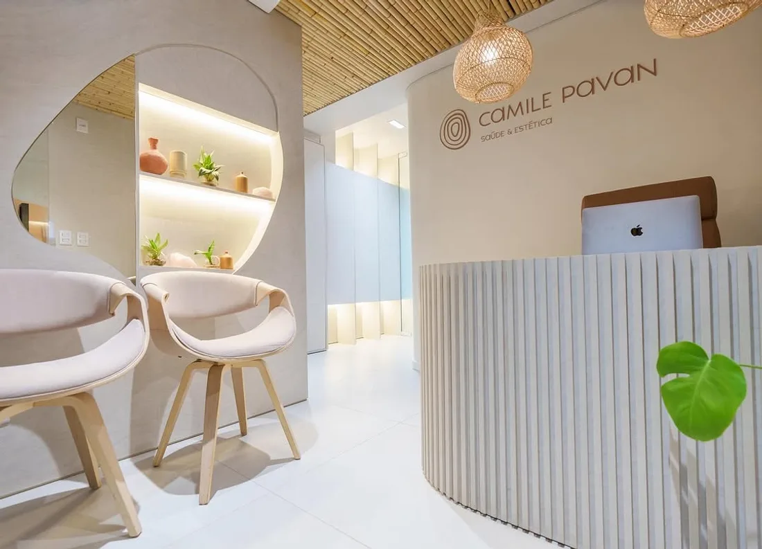 Recepção da clínica Camile Pavan